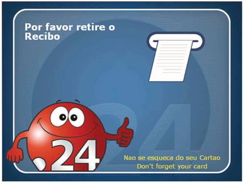 Passo 5 - Retire o recibo